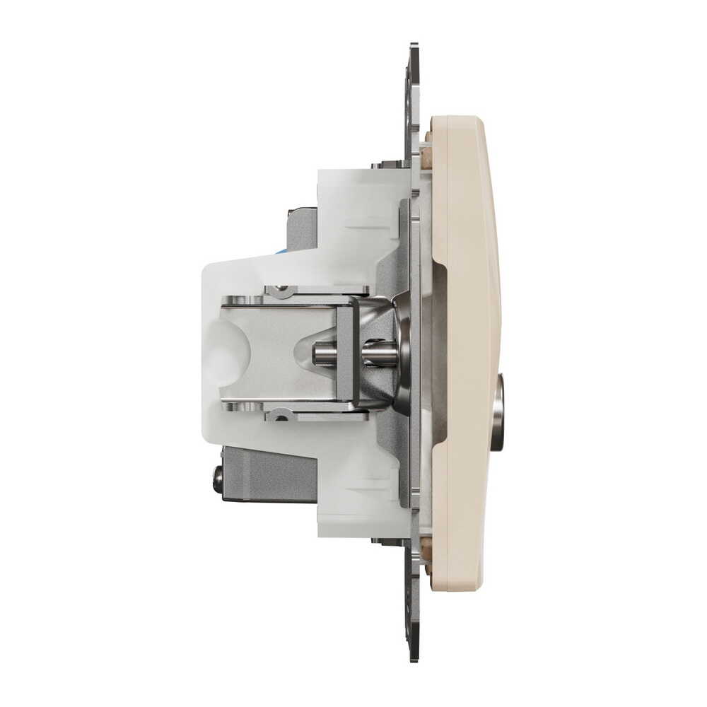 Розетка Schneider Sedna Design бежевая компьютерная RJ45 Cat. 6 UTP + TV ( SDD112469T )